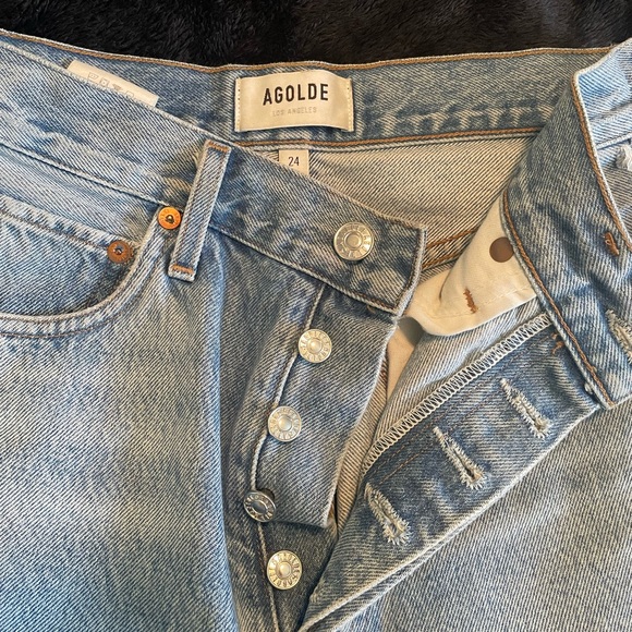 AGOLDE Riley high waist 24 light wash - Picture 2 of 3